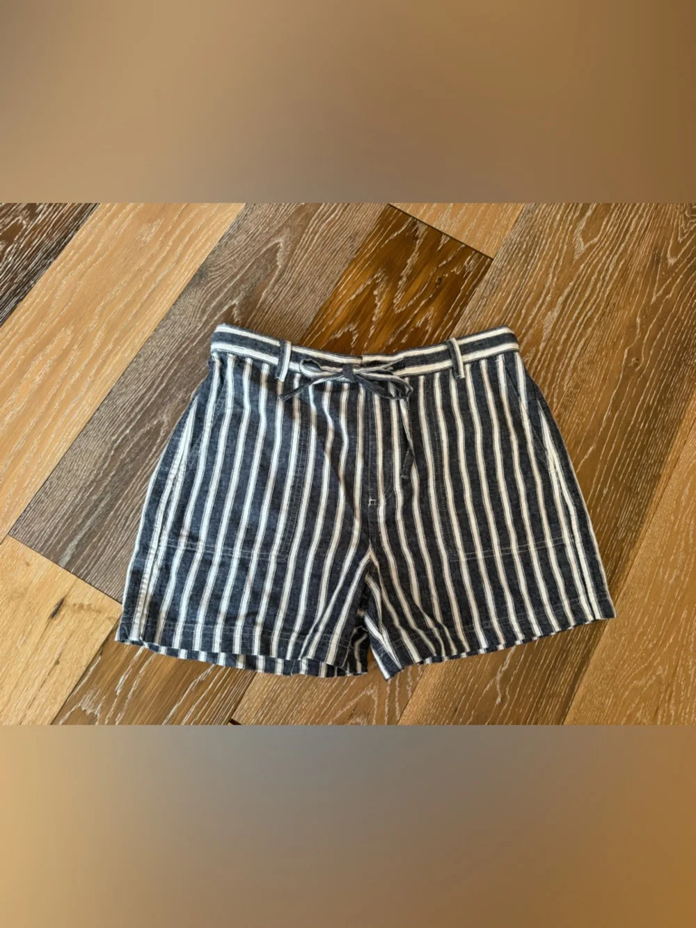 Madewell Pull-On Drawstring Shorts linen cotton nwot - Picture 7 of 11